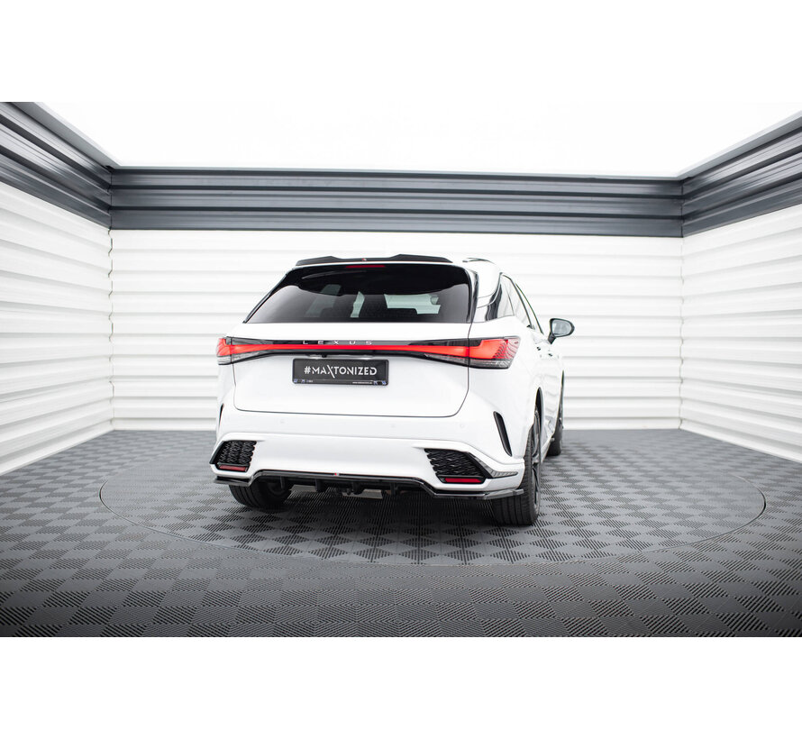 Maxton Design Rear Splitter (with vertical bars) Lexus RX F-Sport Mk5