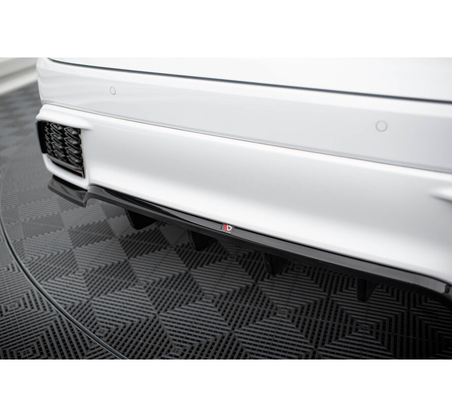 Maxton Design Rear Splitter (with vertical bars) Lexus RX F-Sport Mk5