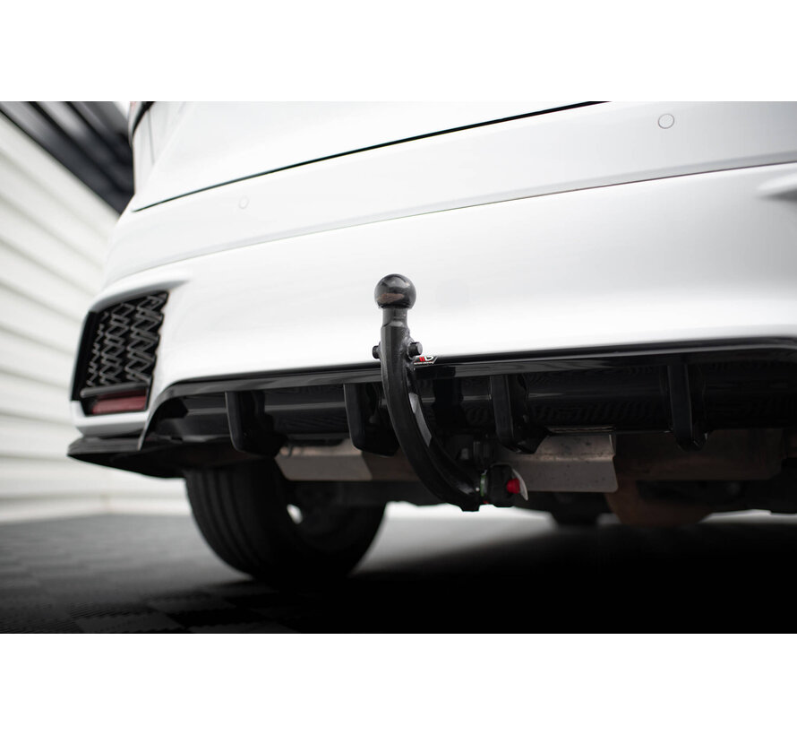 Maxton Design Rear Splitter (with vertical bars) Lexus RX F-Sport Mk5