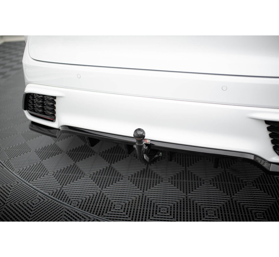 Maxton Design Rear Splitter (with vertical bars) Lexus RX F-Sport Mk5
