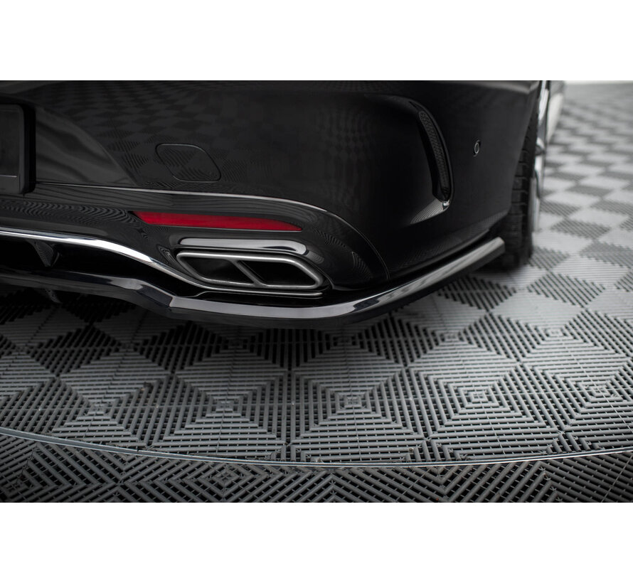 Maxton Design Rear Splitter (with vertical bars) Mercedes-Benz S Coupe AMG-Line C217 Facelift