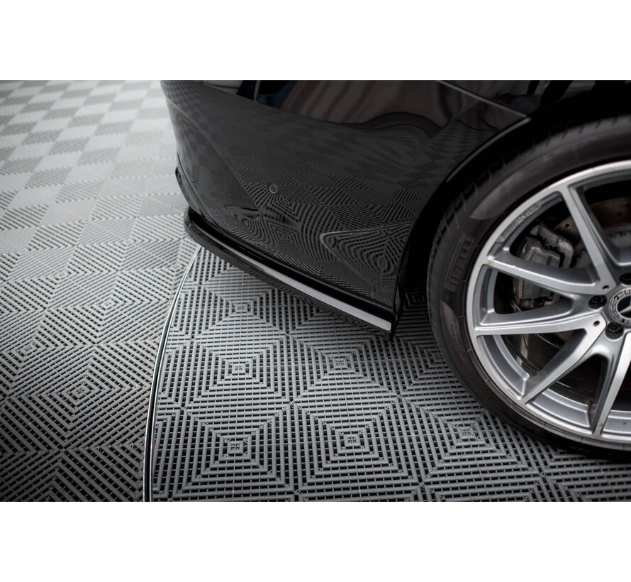 Maxton Design Rear Splitter (with vertical bars) Mercedes-Benz S Coupe AMG-Line C217 Facelift