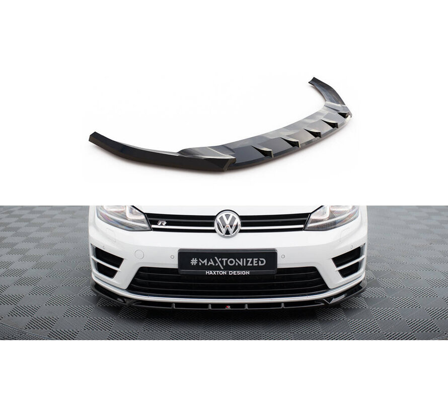 Maxton Design Front Splitter V.5 Volkswagen Golf R / R-Line Mk7