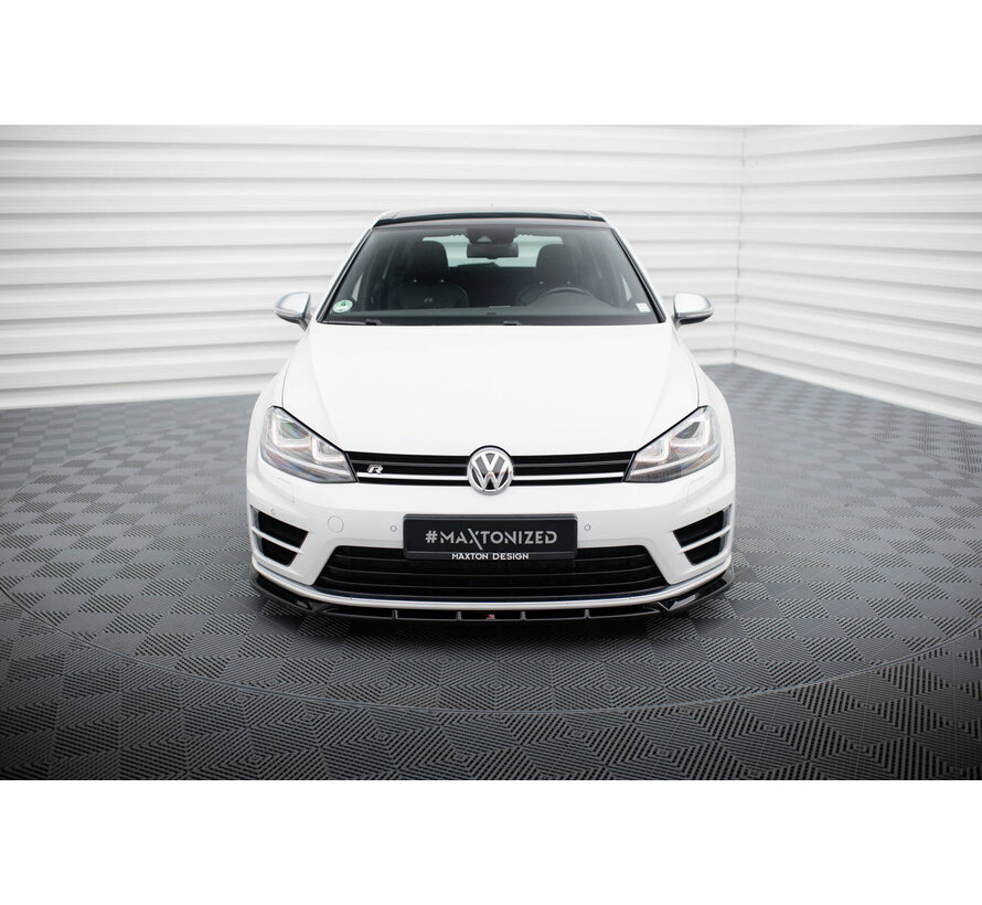 Maxton Design Front Splitter V.5 Volkswagen Golf R / R-Line Mk7