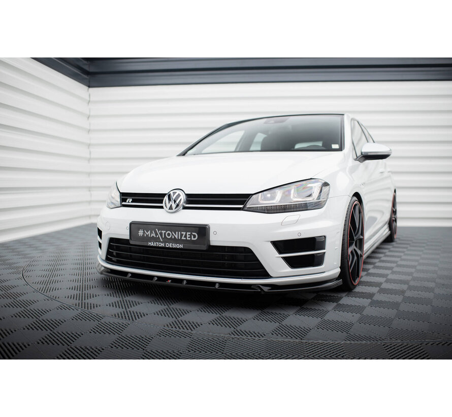 Maxton Design Front Splitter V.5 Volkswagen Golf R / R-Line Mk7