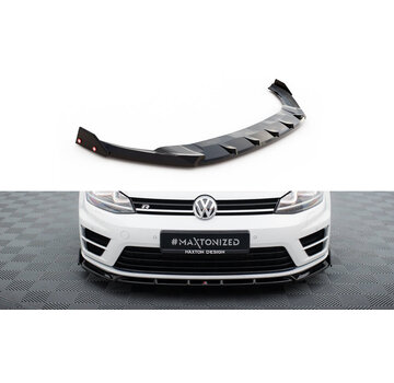 Maxton Design Maxton Design Front Splitter V.5 + Flaps Volkswagen Golf R / R-Line Mk7