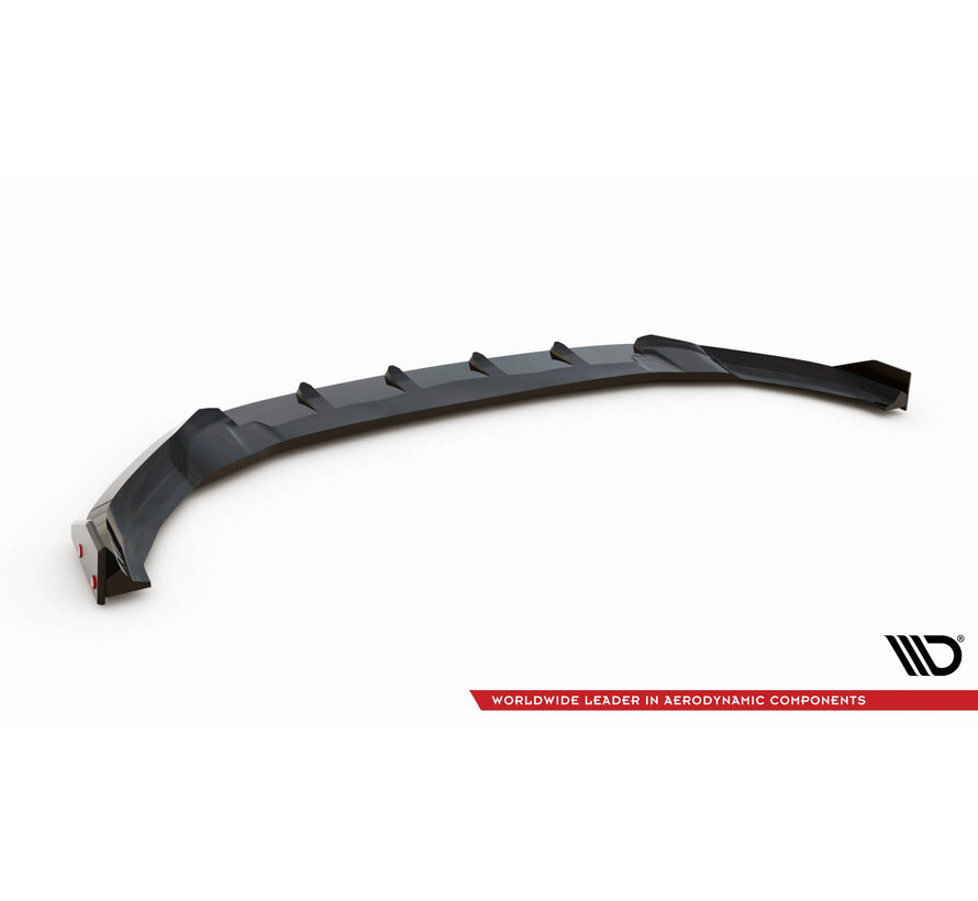 Maxton Design Front Splitter V.5 + Flaps Volkswagen Golf R / R-Line Mk7