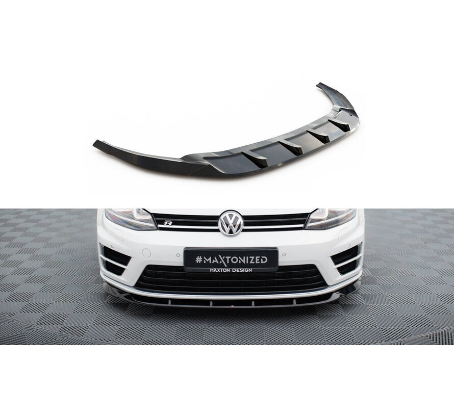 Maxton Design Front Splitter V.6 Volkswagen Golf R / R-Line Mk7