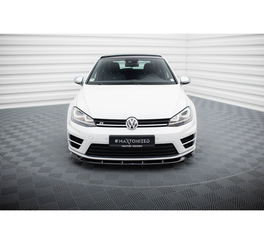 Maxton Design Front Splitter V.6 Volkswagen Golf R / R-Line Mk7
