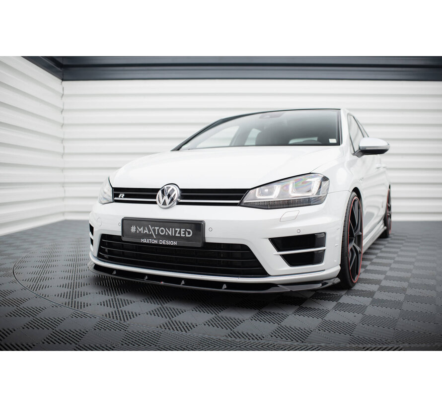 Maxton Design Front Splitter V.6 Volkswagen Golf R / R-Line Mk7