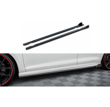 Maxton Design Maxton Design Side Skirts Diffusers V.3 + Flaps Volkswagen Golf R / R-Line Mk7