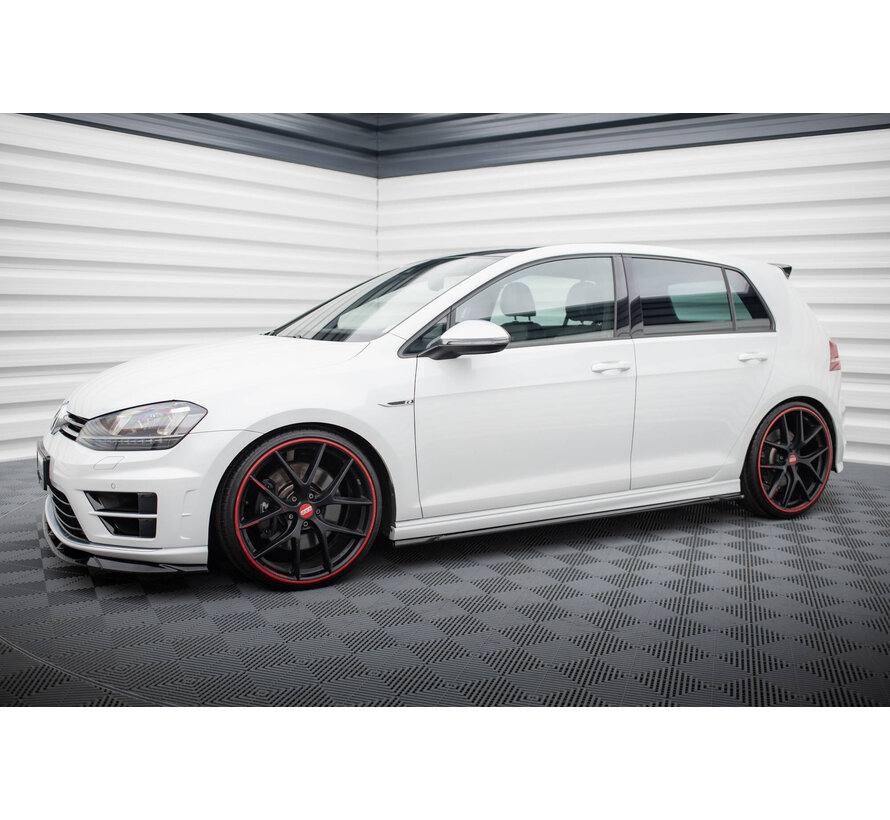 Maxton Design Side Skirts Diffusers V.4 Volkswagen Golf R / R-Line Mk7