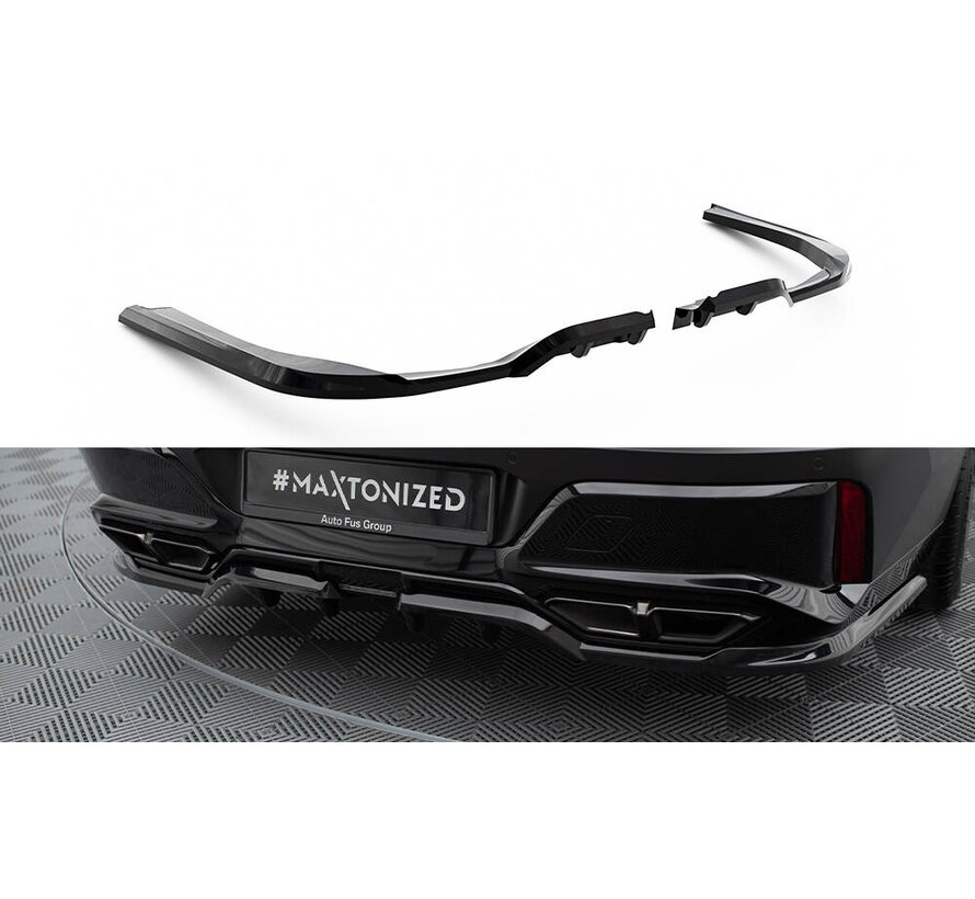Maxton Design Rear Splitter (with vertical bars) BMW M760e G70