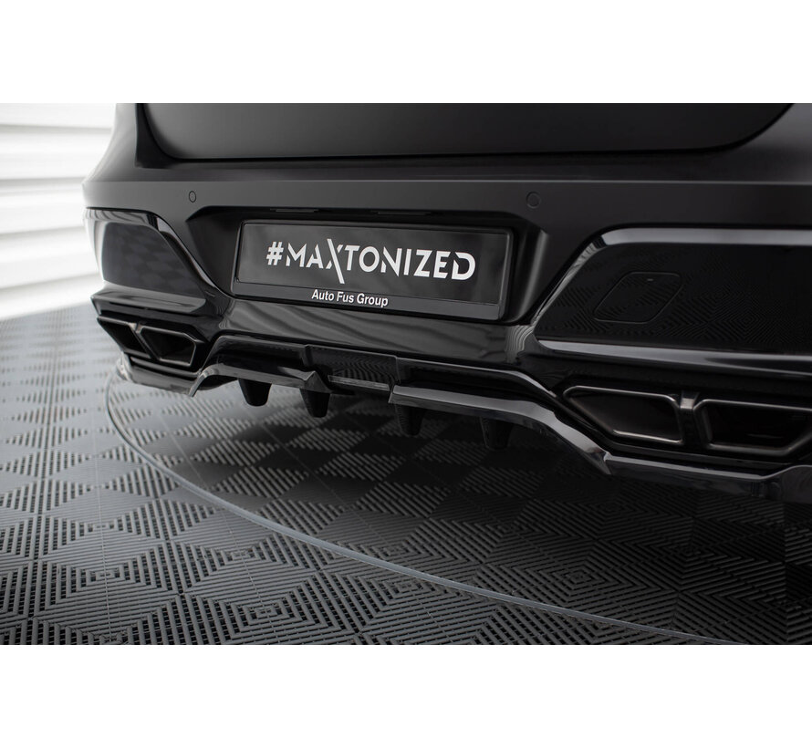 Maxton Design Rear Splitter (with vertical bars) BMW M760e G70