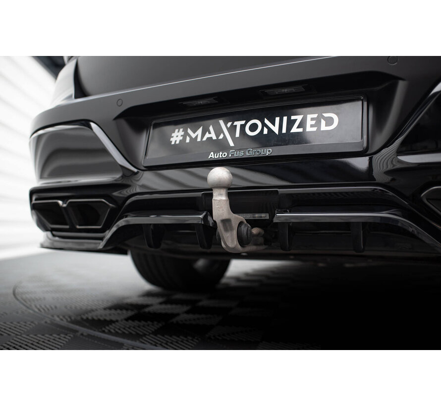 Maxton Design Rear Splitter (with vertical bars) BMW M760e G70