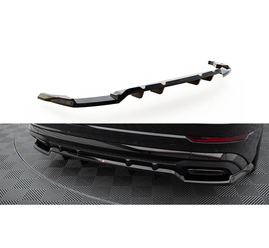 Maxton Design Rear Splitter (with vertical bars) V.1 Audi SQ8 / Q8 S-Line Mk1 Facelift