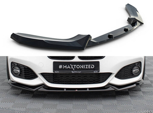 Maxton Design Maxton Design Front Splitter V.5 BMW 1 M-Pack / M140i F20 Facelift