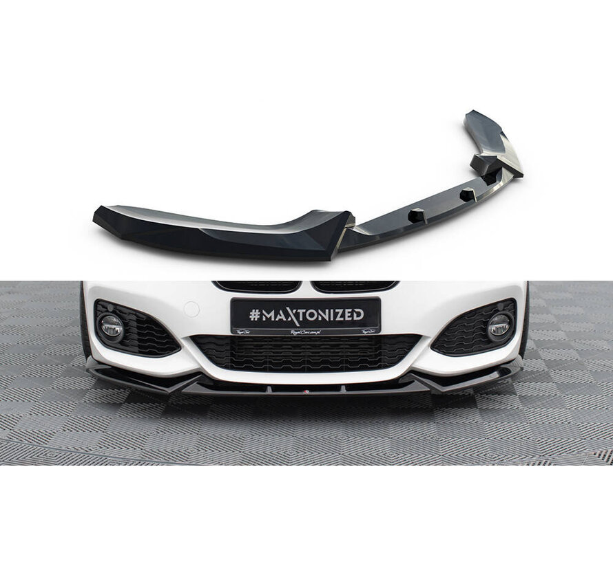 Maxton Design Front Splitter V.5 BMW 1 M-Pack / M140i F20 Facelift