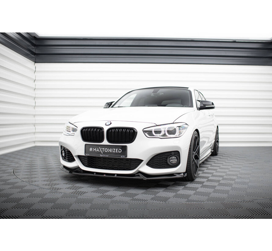 Maxton Design Front Splitter V.5 BMW 1 M-Pack / M140i F20 Facelift