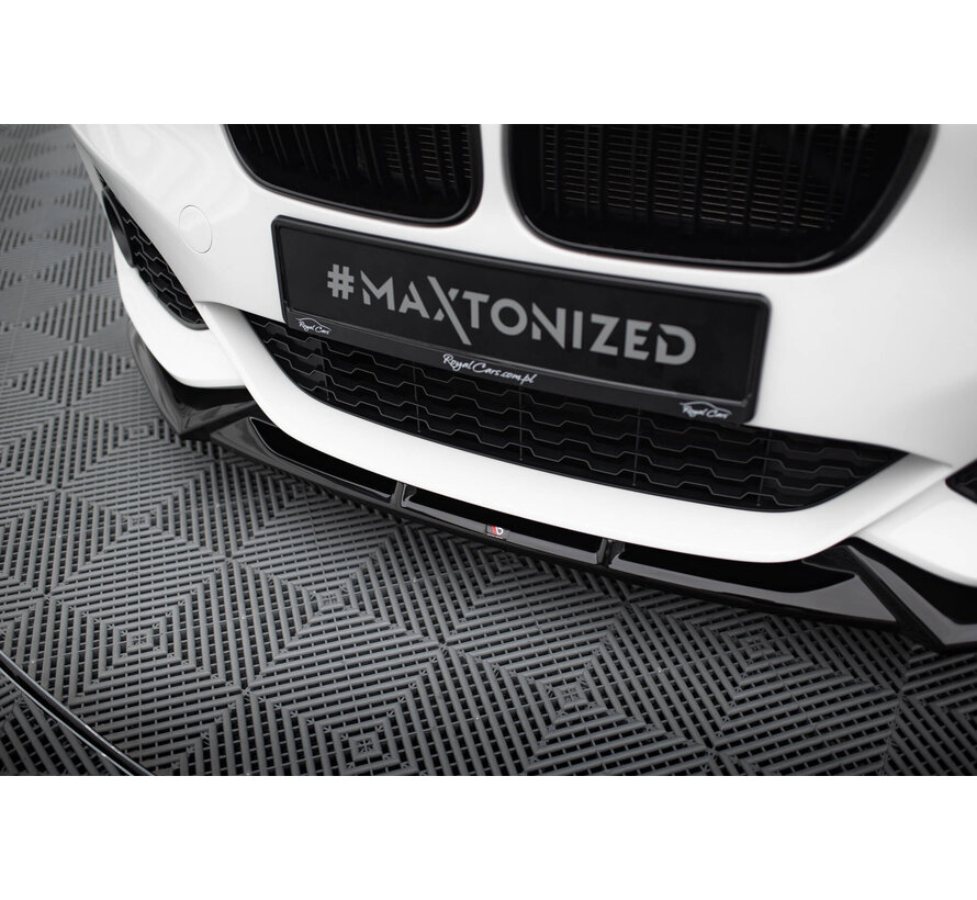 Maxton Design Front Splitter V.5 BMW 1 M-Pack / M140i F20 Facelift