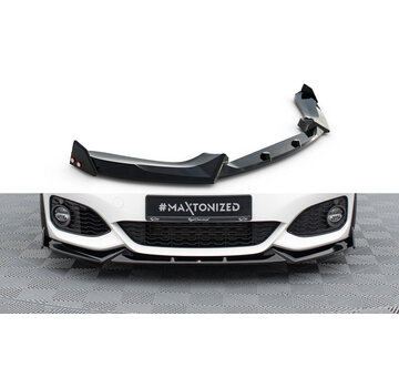 Maxton Design Maxton Design Front Splitter V.5 + Flaps BMW 1 M-Pack / M140i F20 Facelift