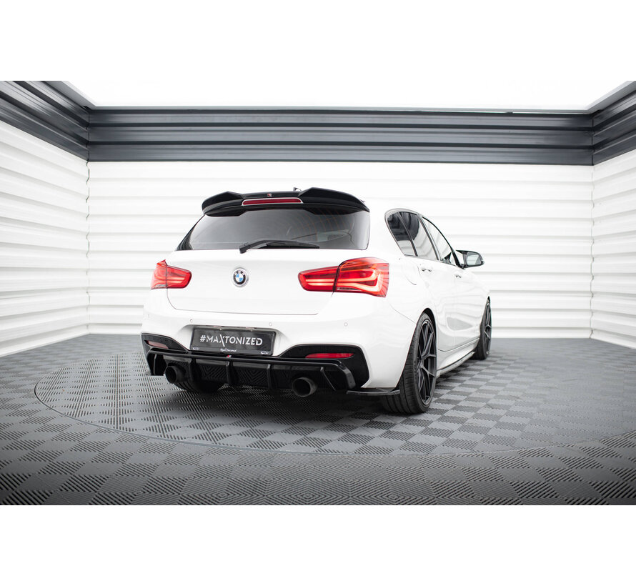Maxton Design Rear Side Splitters V.5 (For rear valance v.3) BMW 1 M-Pack / M140i F20 Facelift