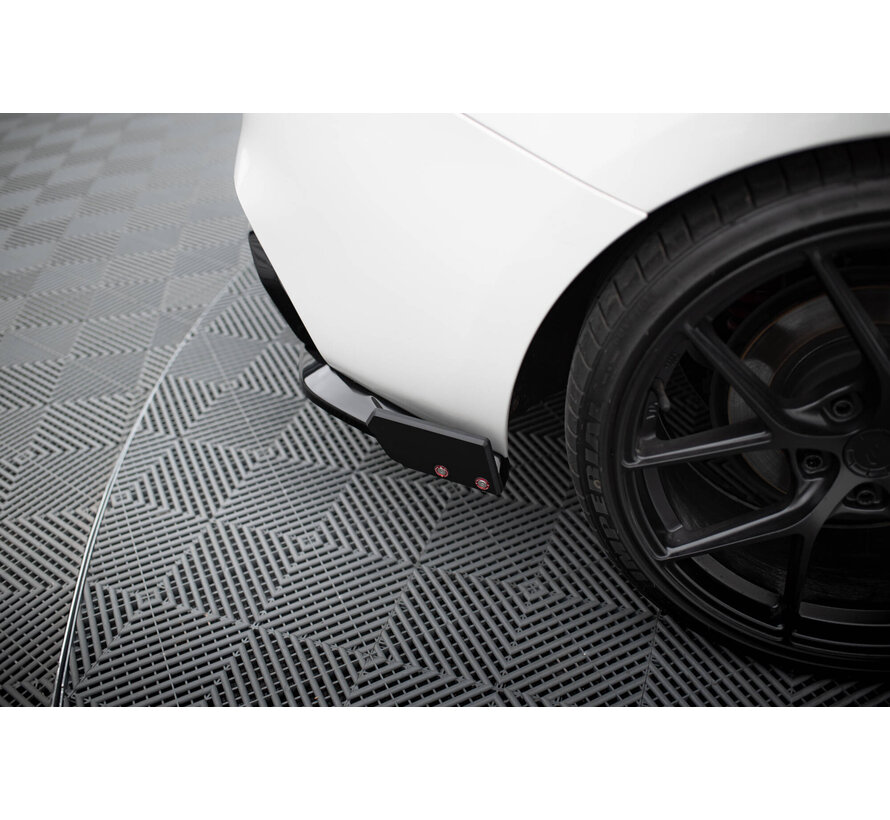 Maxton Design Rear Side Splitters V.5 + Flaps (For rear valance V.3) BMW 1 M-Pack / M140i F20 Facelift