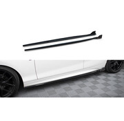 Maxton Design Maxton Design Side Skirts Diffusers V.4 + Flaps BMW 1 M-Pack / M140i F20 Facelift