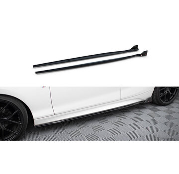 Maxton Design Maxton Design Side Skirts Diffusers V.4 + Flaps BMW 1 M-Pack / M140i F20 Facelift