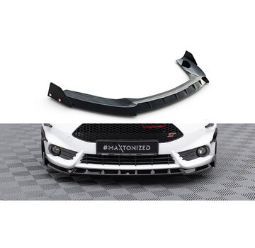 Maxton Design Maxton Design Front Splitter V.6 + Flaps Ford Fiesta ST Mk7 Facelift
