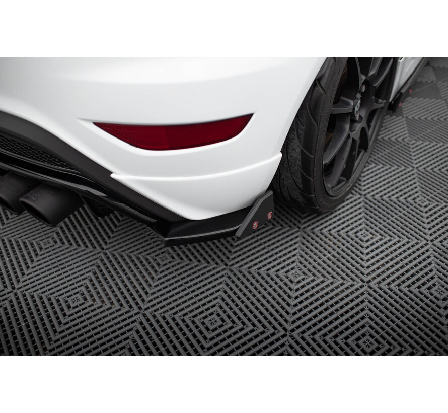 Maxton Design Rear Side Splitters V.3 + Flaps Ford Fiesta ST Mk7 Facelift