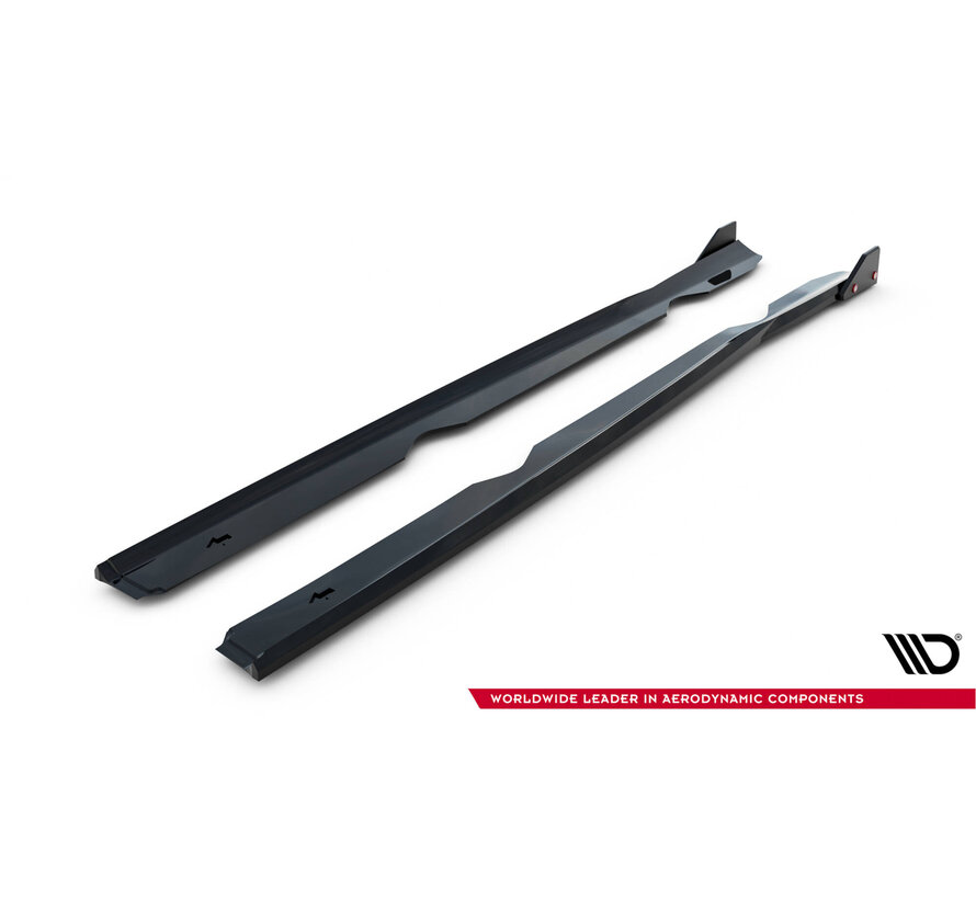 Maxton Design Side Skirts Diffusers V.4 + Flaps Ford Fiesta ST / ST-Line Mk7