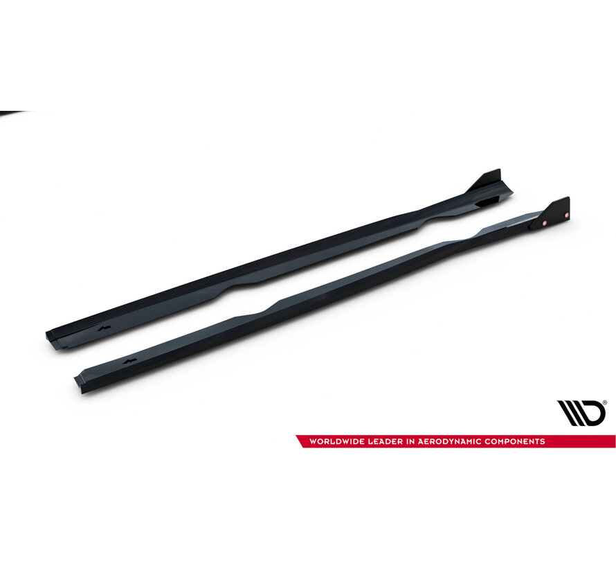 Maxton Design Side Skirts Diffusers V.4 + Flaps Ford Fiesta ST / ST-Line Mk7