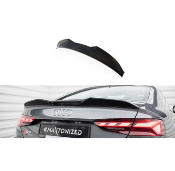 Maxton Design Maxton Design Spoiler Cap 3D Audi S5 Coupe / A5 S-Line Coupe F5 Facelift