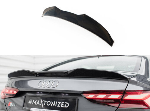 Maxton Design Maxton Design Spoiler Cap 3D Audi S5 Coupe / A5 S-Line Coupe F5 Facelift