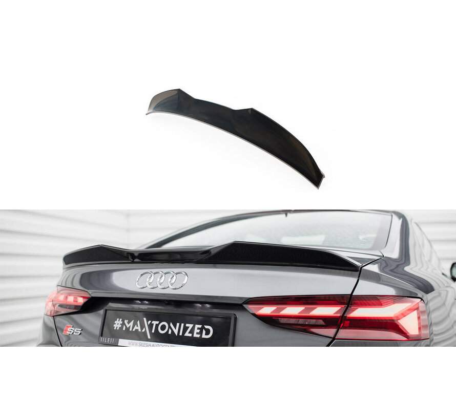 Maxton Design Spoiler Cap 3D Audi S5 Coupe / A5 S-Line Coupe F5 Facelift
