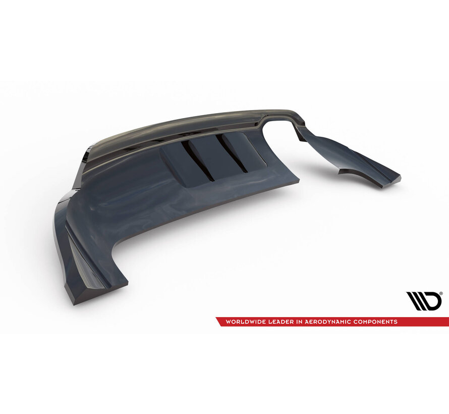 Maxton Design Rear Splitter (with vertical bars) Audi Q3 S-line 8U