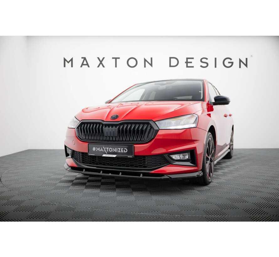 Maxton Design Front Splitter Skoda Fabia Mk4