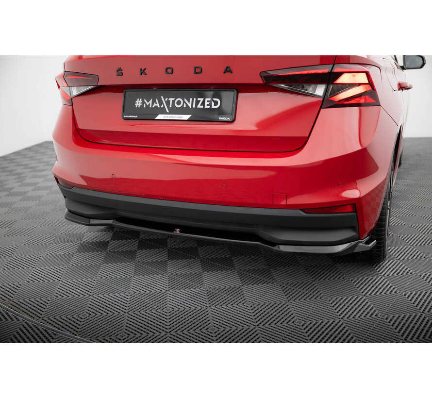 Maxton Design Rear Splitter Skoda Fabia Mk4