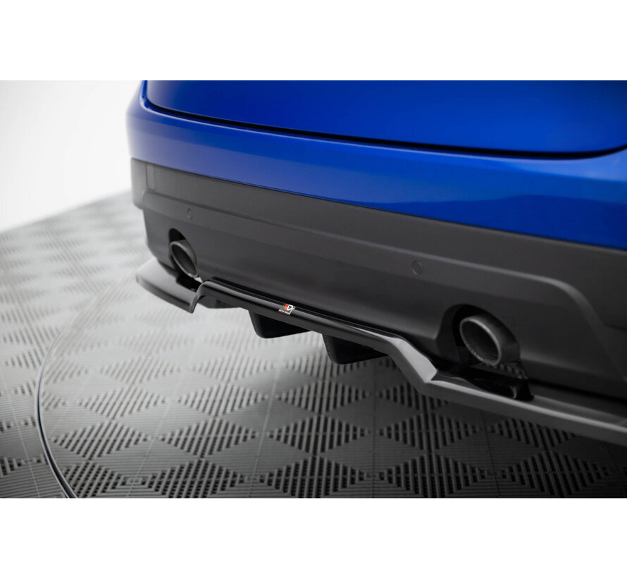 Maxton Design Rear Splitter (with vertical bars) Jaguar F-Pace R-Sport Mk1