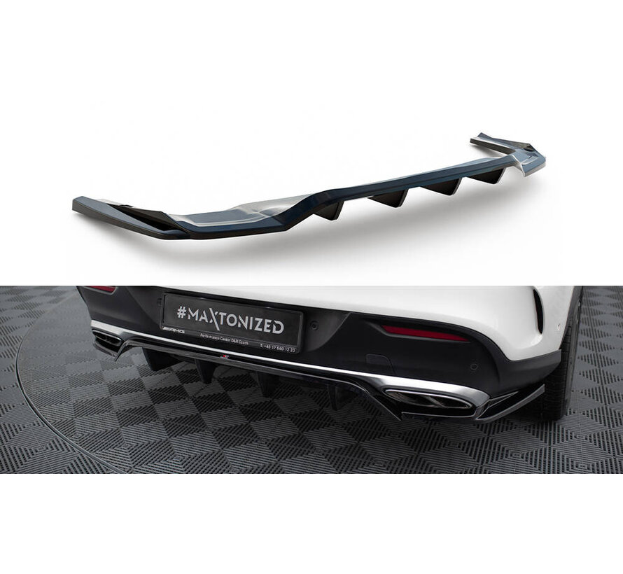 Maxton Design Rear Splitter (with vertical bars) Mercedes-AMG GLE 43 Coupe C292