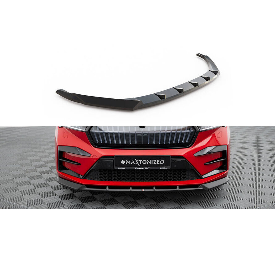 Maxton Design Front Splitter Skoda Enyaq Coupe iV