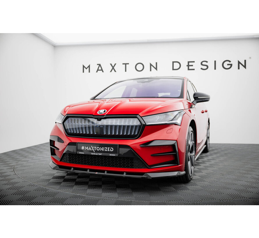 Maxton Design Front Splitter Skoda Enyaq Coupe iV
