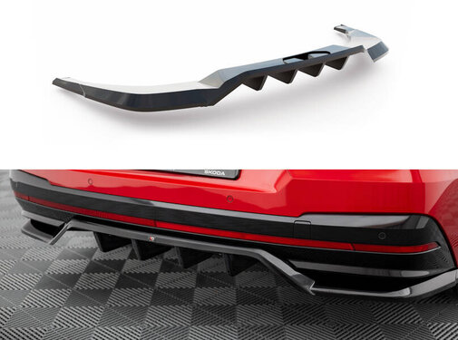 Maxton Design Maxton Design Rear Splitter (with vertical bars) Skoda Enyaq Coupe iV