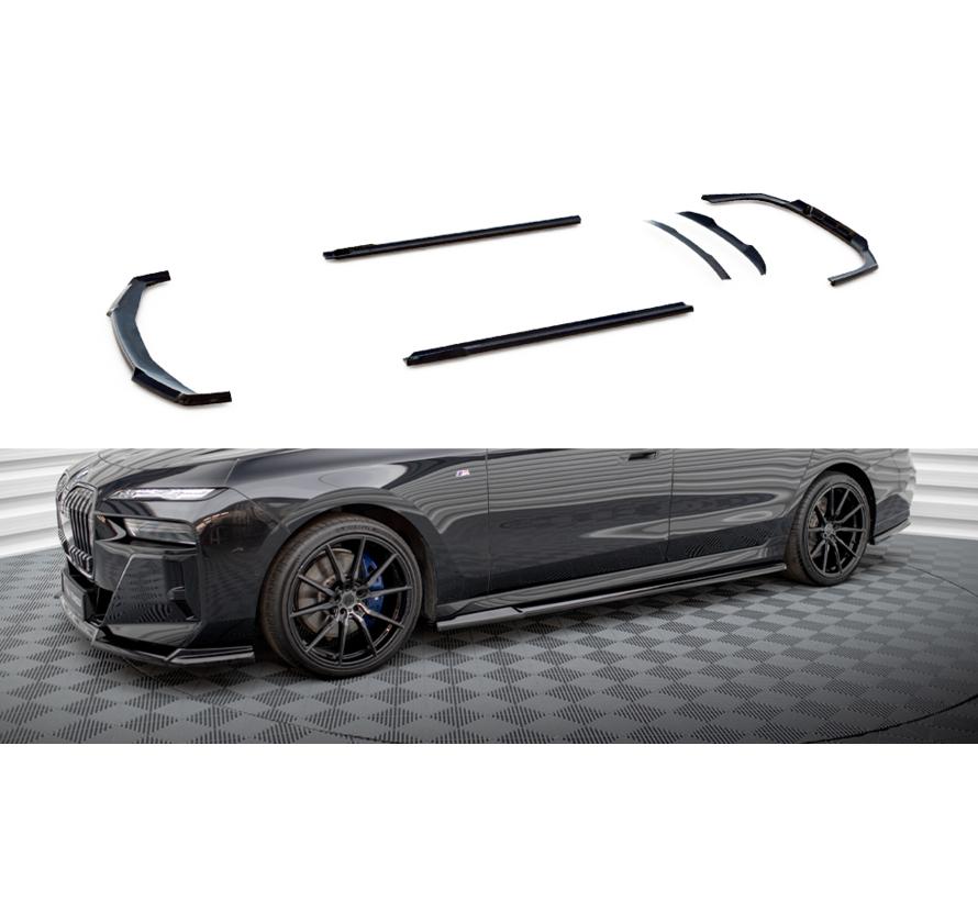Maxton Design Set of Splitters BMW 740d M-Pack G70