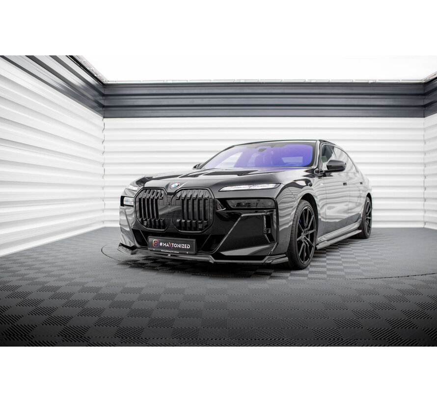 Maxton Design Set of Splitters BMW 740d M-Pack G70