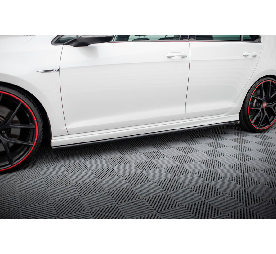 Maxton Design Set of Splitters Volkswagen Golf R Hatchback Mk7