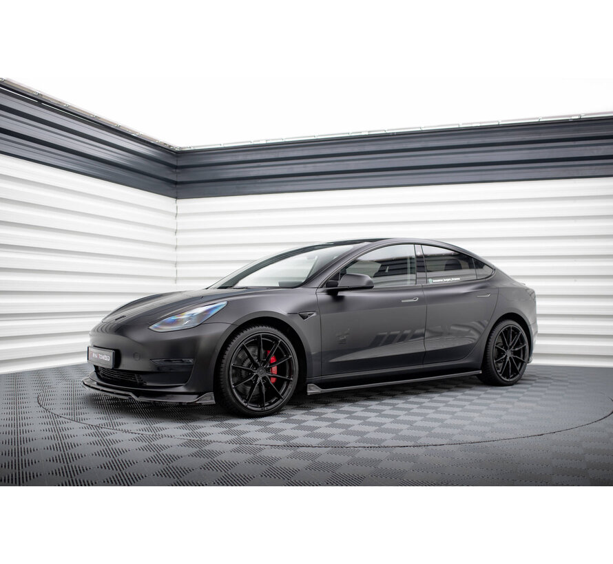 Maxton Design Set of Splitters Tesla Model 3