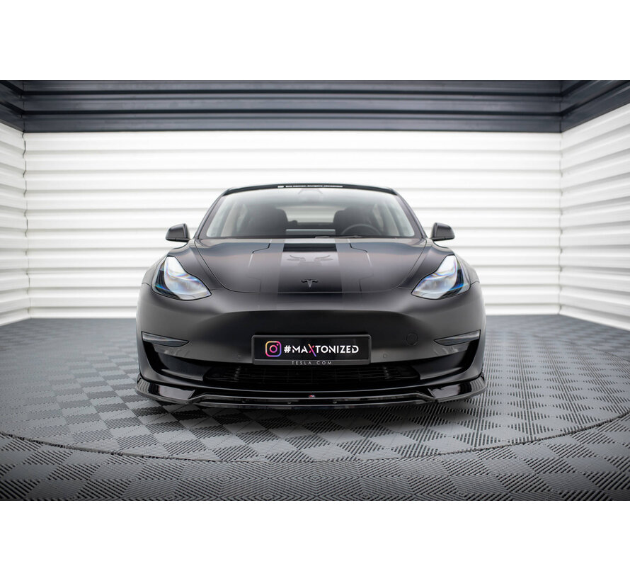 Maxton Design Set of Splitters Tesla Model 3