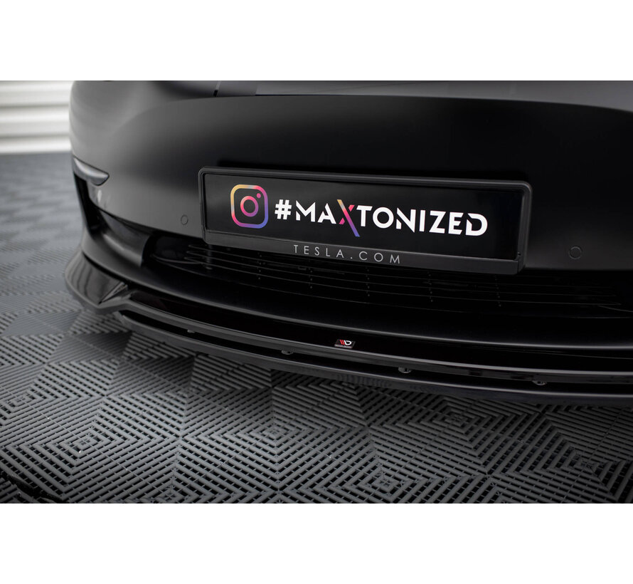 Maxton Design Set of Splitters Tesla Model 3